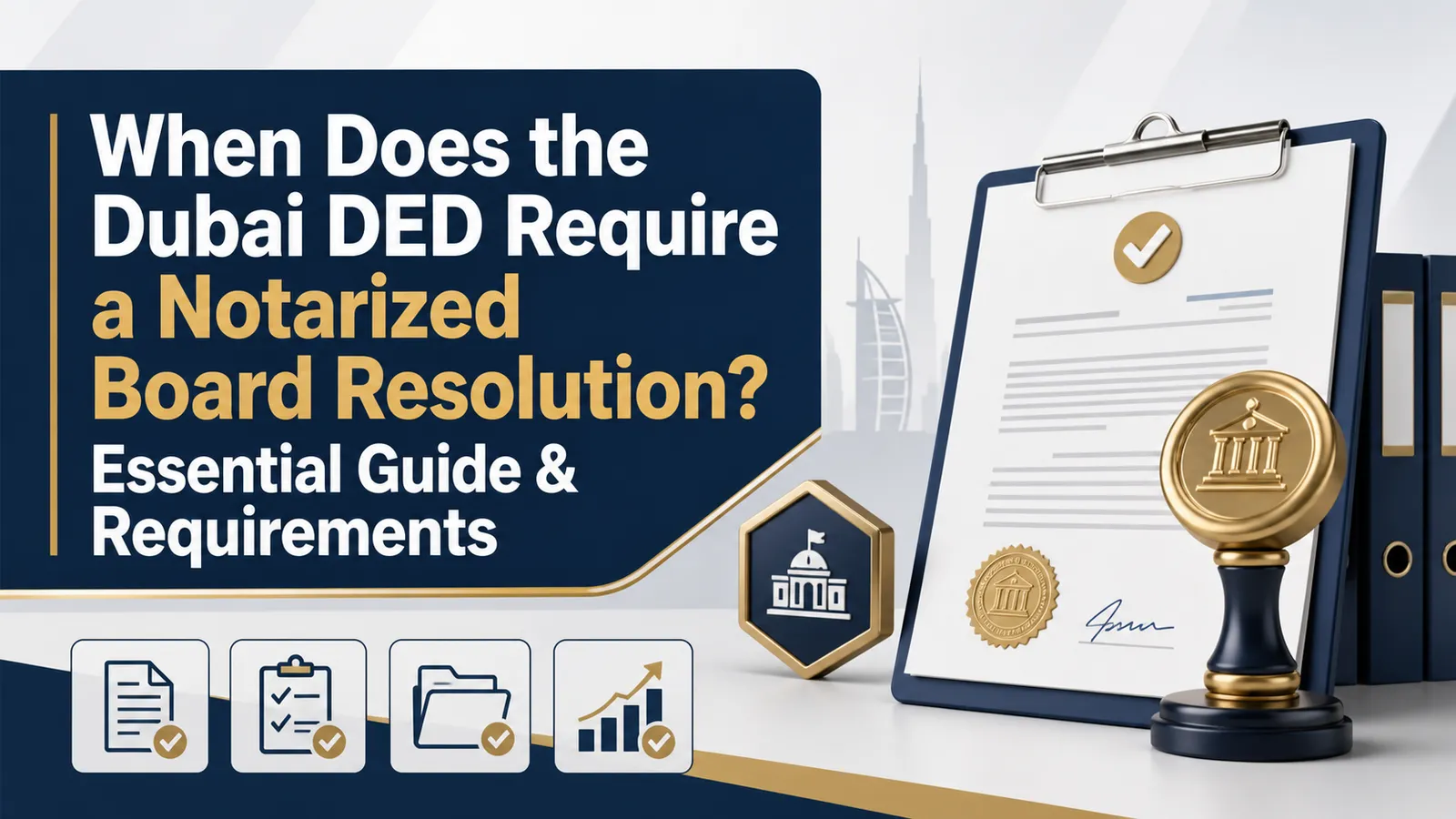 When Does the Dubai DED Require a Notarized Board Resolution? Essential Guide & Requirements When Does the Dubai DED Require a Notarized Board Resolution? Essential Guide & Requirements featured image