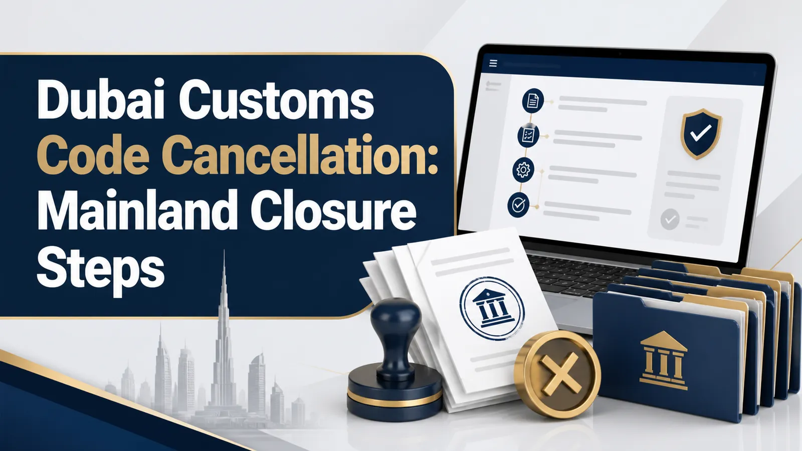 Dubai Customs Code Cancellation: Mainland Closure Steps Dubai Customs Code Cancellation: Mainland Closure Steps featured image