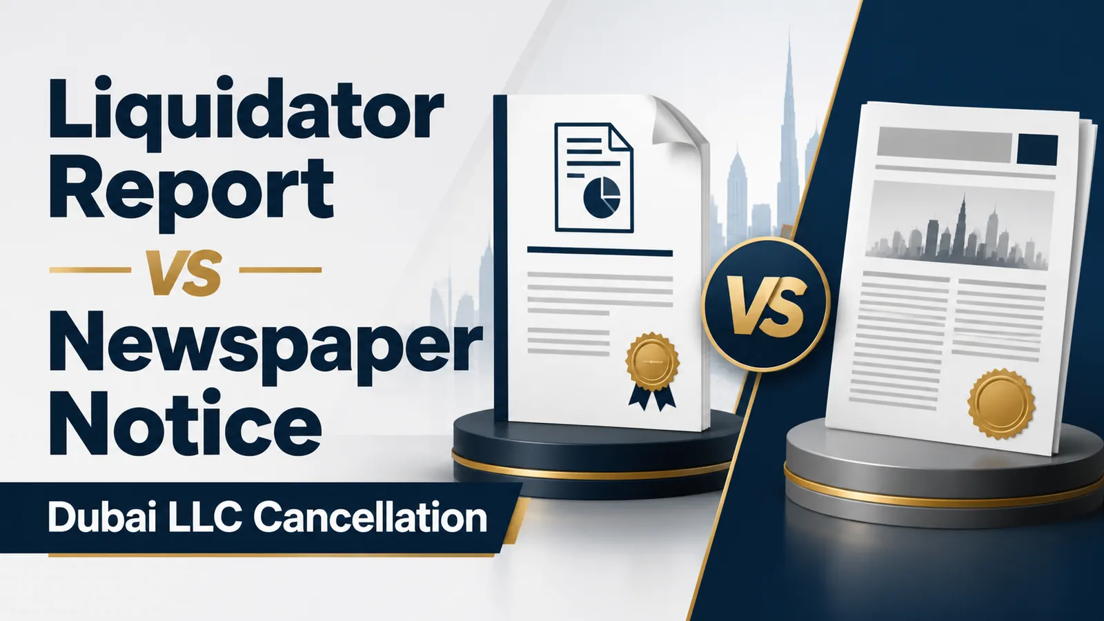 Liquidator Report vs Newspaper Notice Dubai LLC Cancellation Liquidator Report vs Newspaper Notice Dubai LLC Cancellation featured image