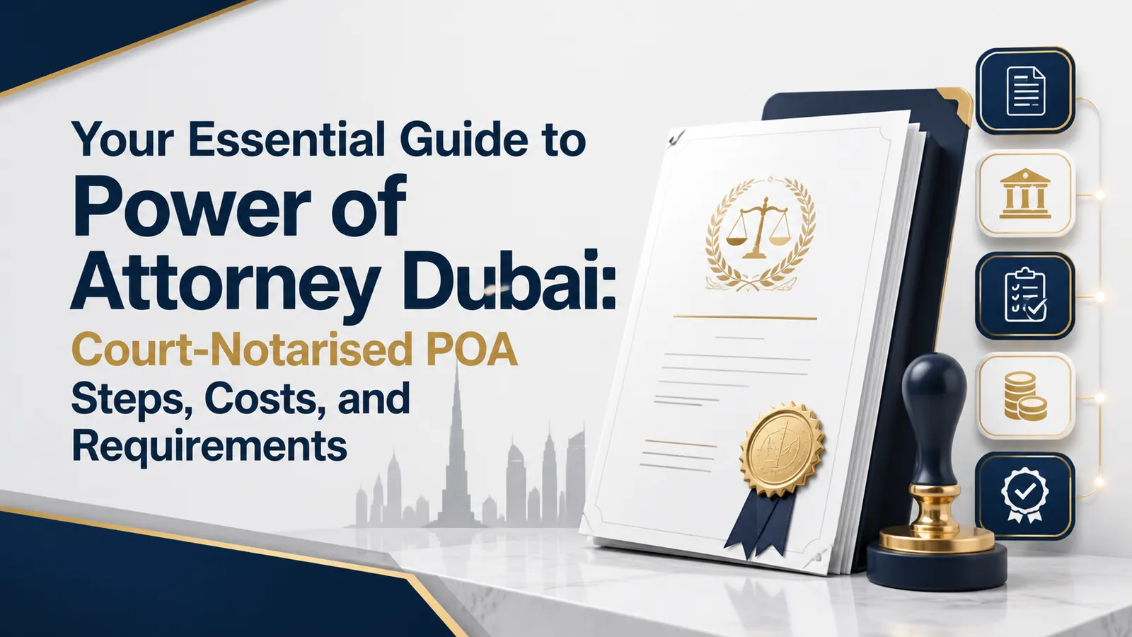 Your Essential Guide to Power of Attorney Dubai: Court-Notarised POA Steps, Costs, and Requirements Your Essential Guide to Power of Attorney Dubai: Court-Notarised POA Steps, Costs, and Requirements featured image