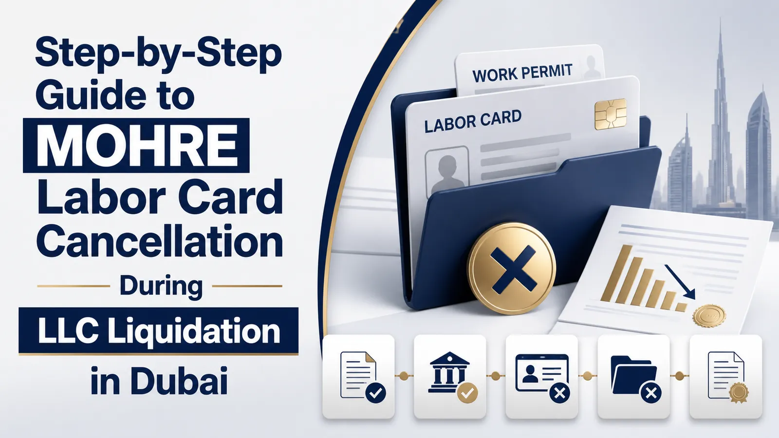 Step-by-Step Guide to MOHRE Labor Card Cancellation During LLC Liquidation in Dubai Step-by-Step Guide to MOHRE Labor Card Cancellation During LLC Liquidation in Dubai featured image