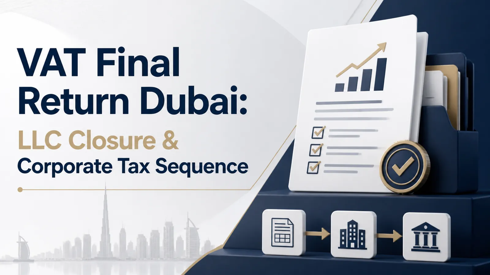 VAT Final Return Dubai: LLC Closure & Corporate Tax Sequence VAT Final Return Dubai: LLC Closure & Corporate Tax Sequence featured image