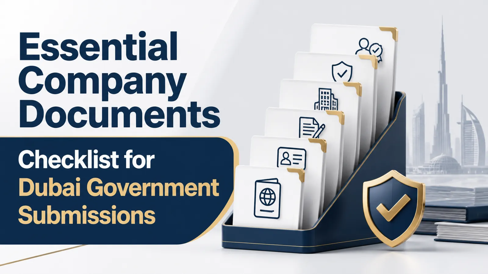 Essential Company Documents Checklist for Dubai Government Submissions Essential Company Documents Checklist for Dubai Government Submissions featured image