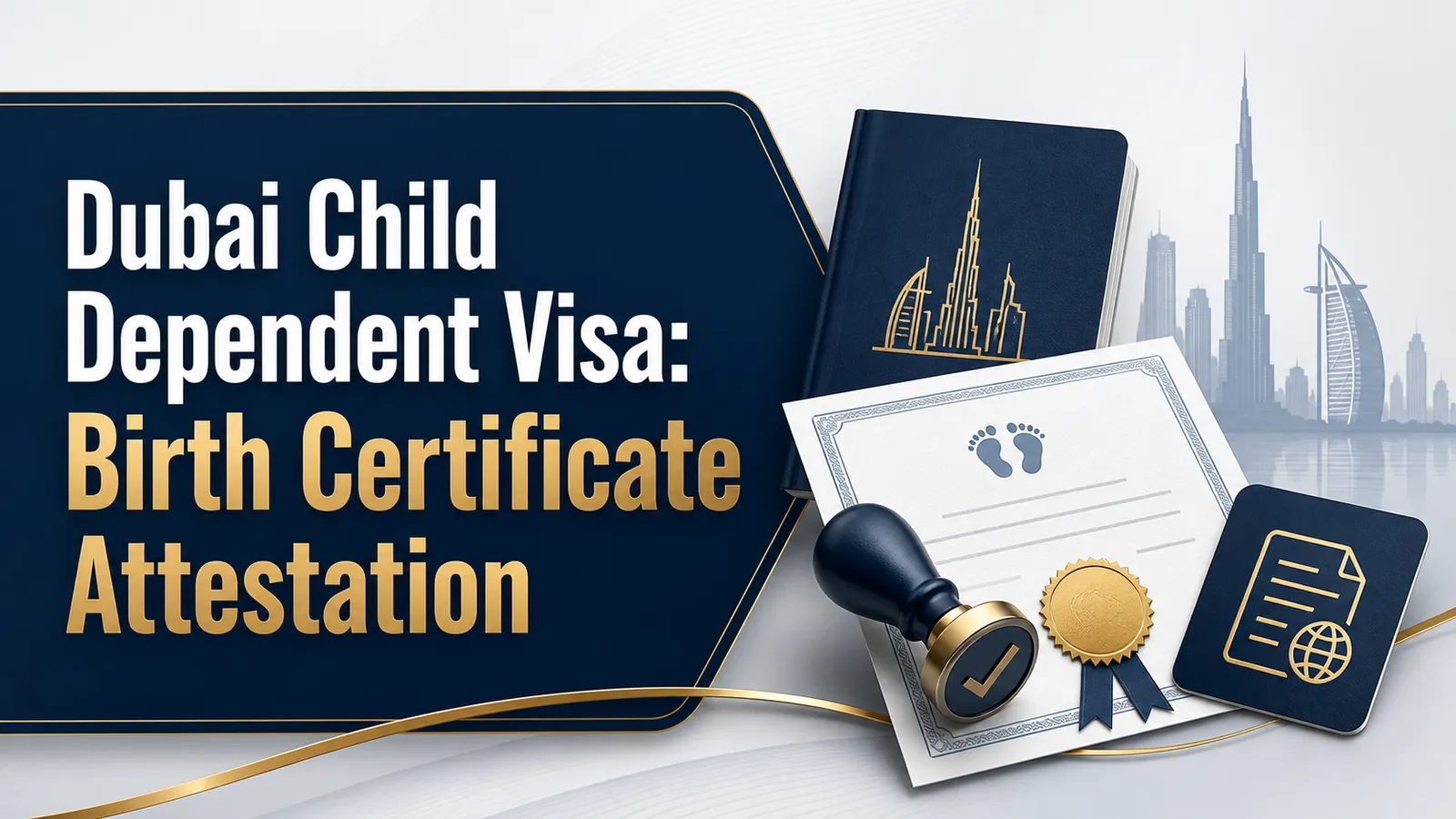 Dubai Child Dependent Visa: Birth Certificate Attestation Dubai Child Dependent Visa: Birth Certificate Attestation featured image