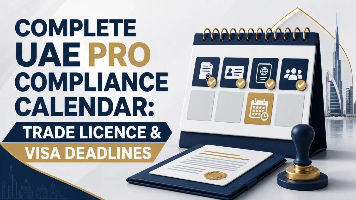 Complete UAE PRO Compliance Calendar: Trade Licence & Visa Deadlines Complete UAE PRO Compliance Calendar: Trade Licence & Visa Deadlines featured image