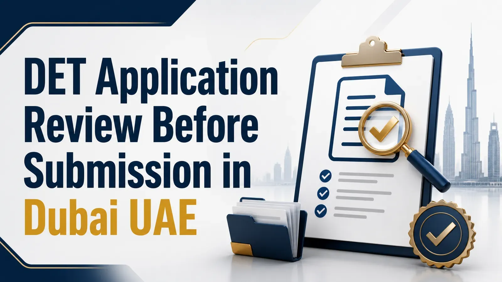 DET Application Review Before Submission in Dubai UAE DET Application Review Before Submission in Dubai UAE featured image