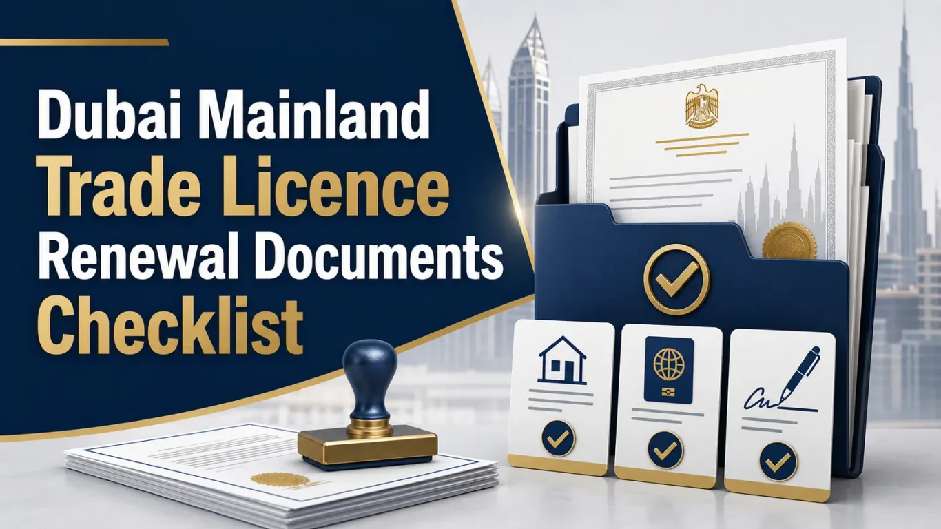 Dubai Mainland Trade Licence Renewal Documents Checklist featured image